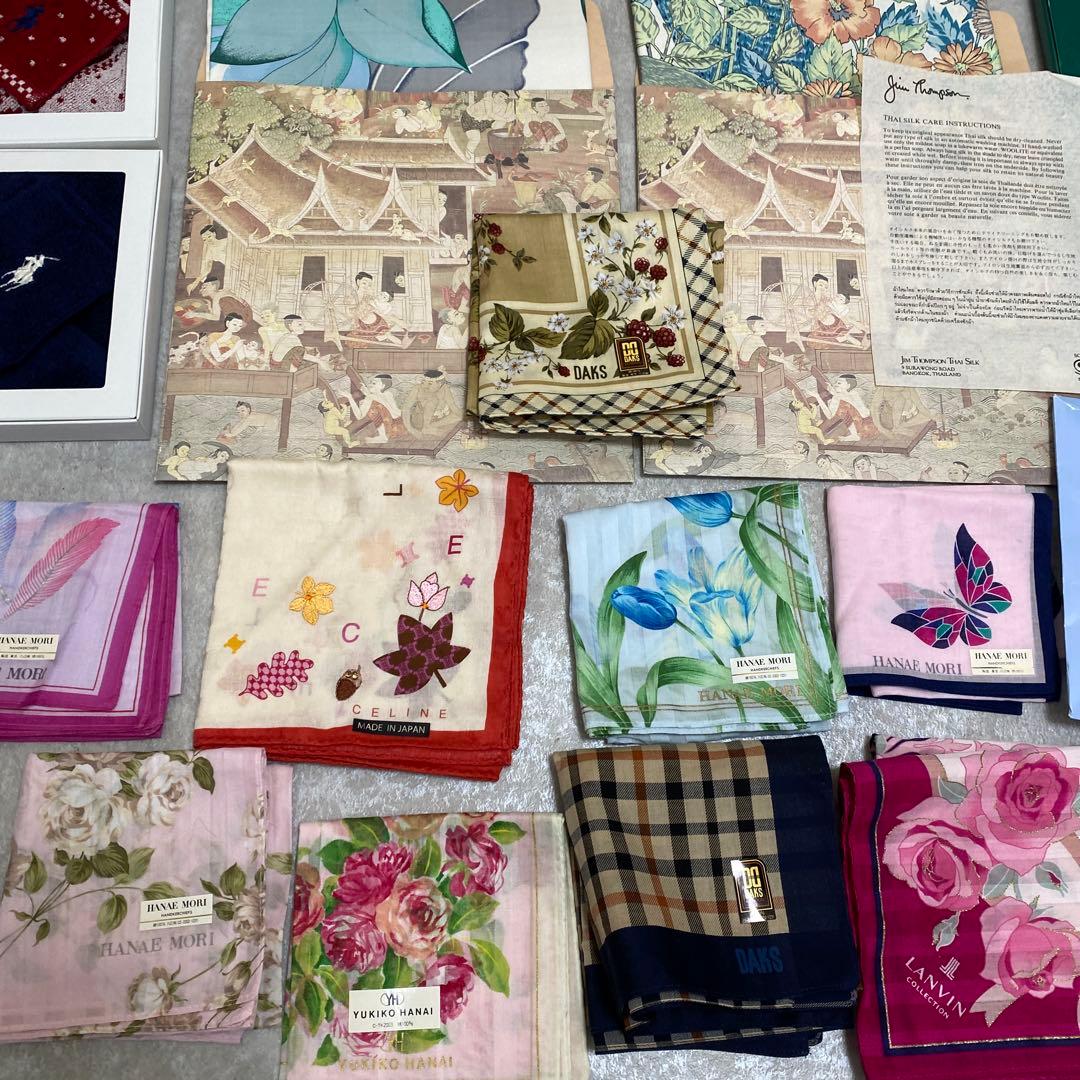 クリスチャンディオール BURBERRY CELINE ハンカチ まとめ セット