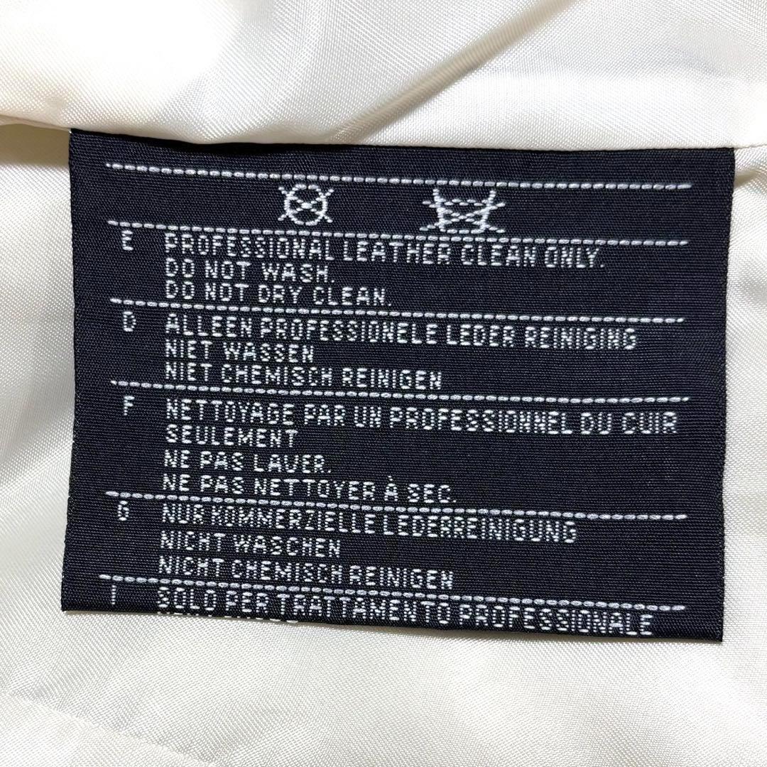 【美品】ハーレーダビッドソン　レザージャケット　レディース　オフホワイト