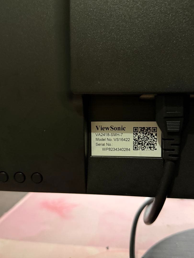 ViewSonic VA2418モニター本体 23.8インチ