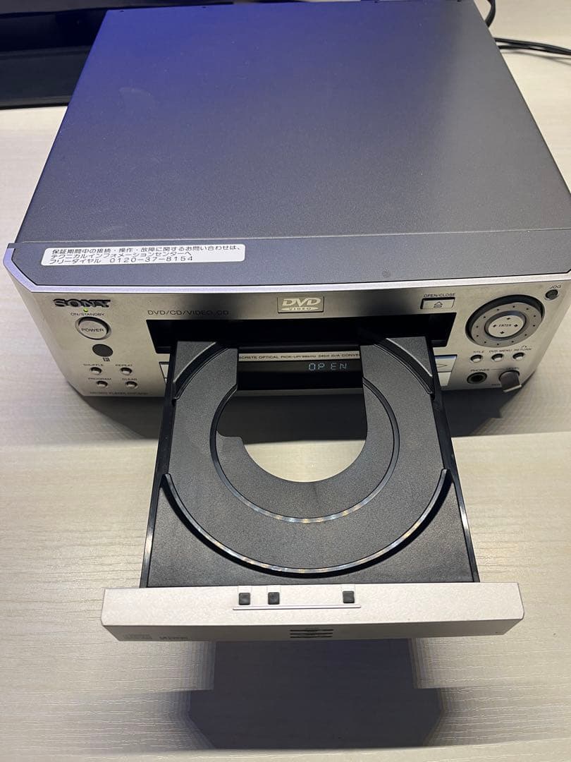 動作品　DVP-M30 sony CD DVD プレーヤー　リモコン