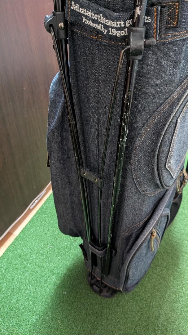 19golf デニムキャディバッグ　デニム素材　スタンドキャディバッグ
