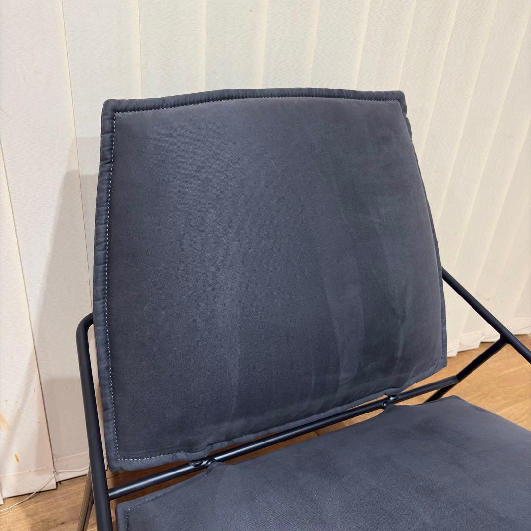 【廃盤】IKEA VILLSTAD チェア シングルソファ 限定品 1人掛け 黒