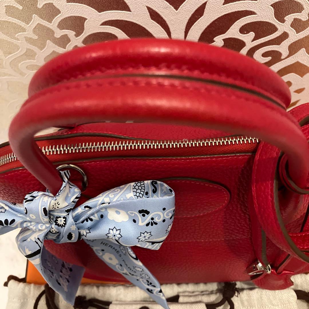エルメス❣️ボリード31❣️トリヨン ルージュ❣️自宅保管納得の美品❣️可愛い