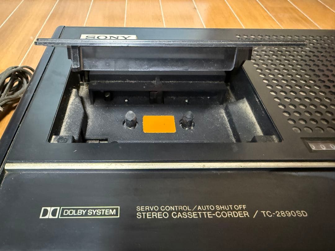ソニー　カセットコーダー　TC-2890SD デンスケ　レトロ 家電　希少