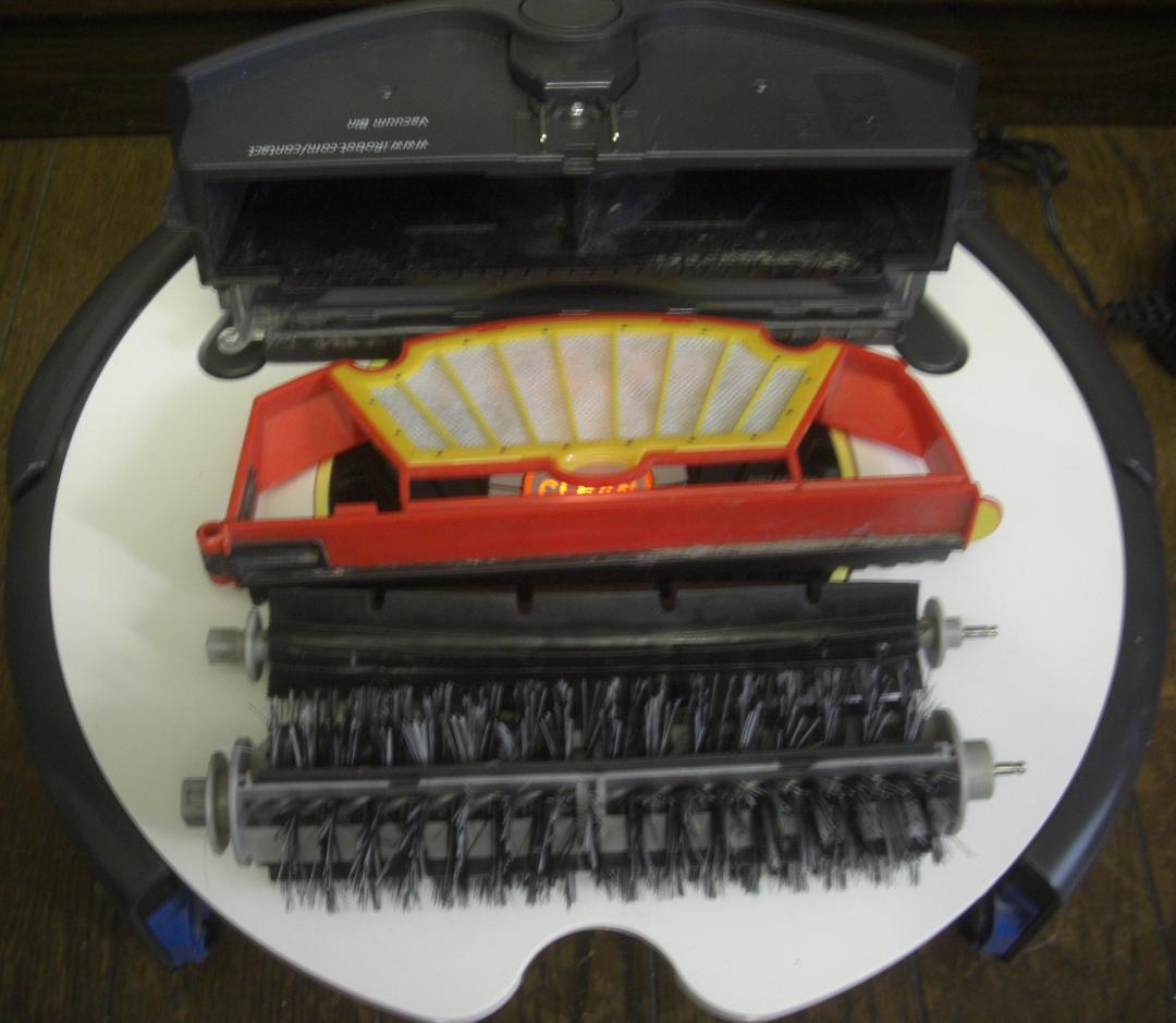 IROBOT ROOMBAクリーナ中古完動品バッテリー新品付/R050326