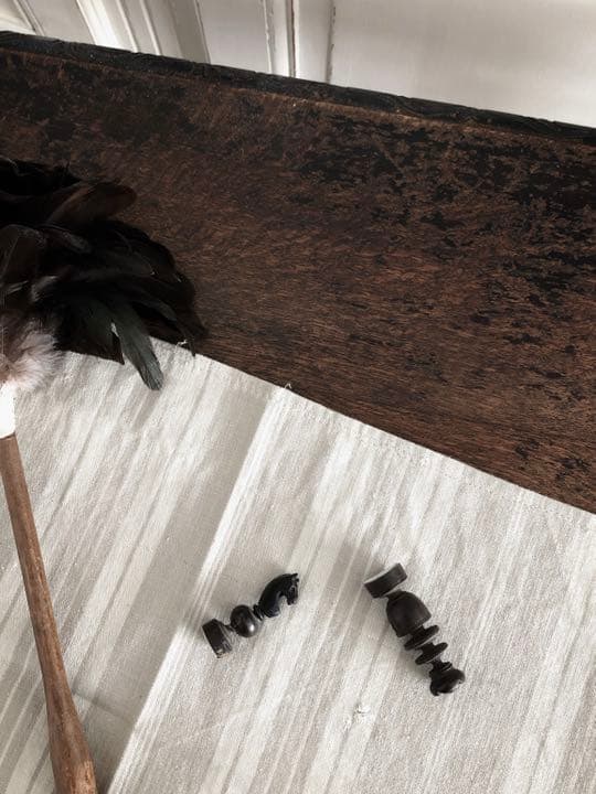 フランスアンティーク　ブラックxシャビー  コンソール　テーブル