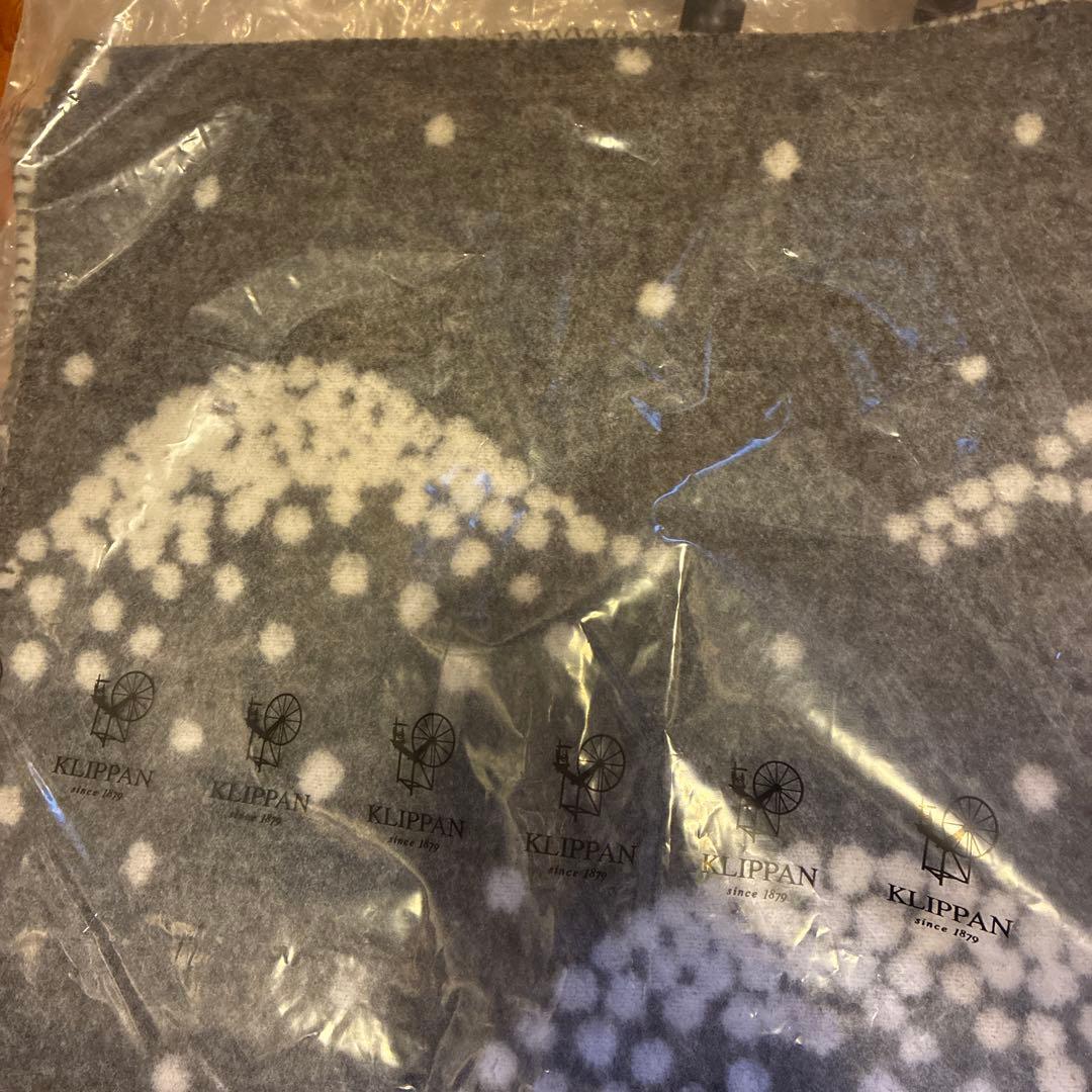 クリッパン ミナペルホネン ウールブランケット グレー