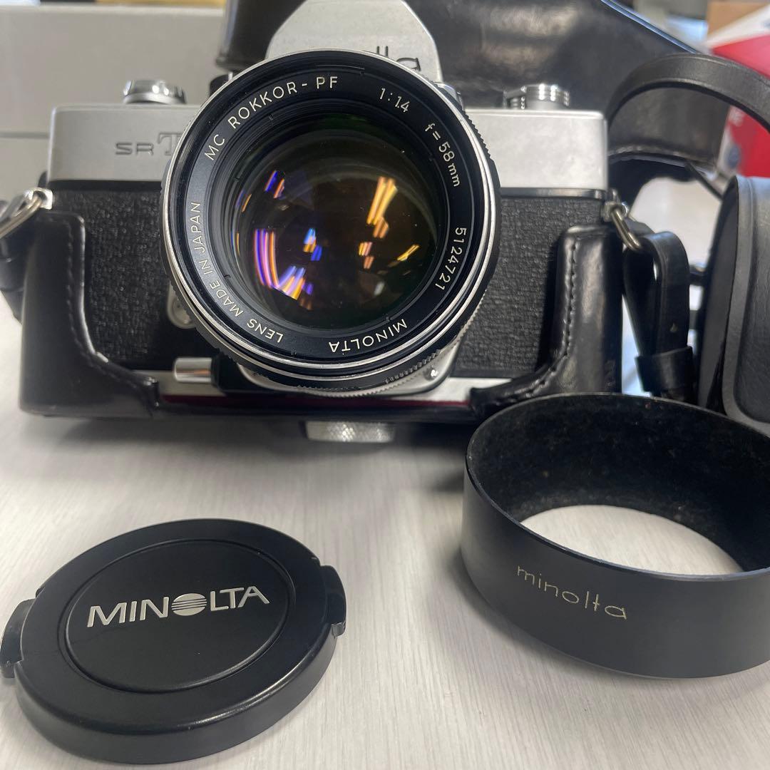 ミノルタSRT101 kenko望遠2倍レンズ付き