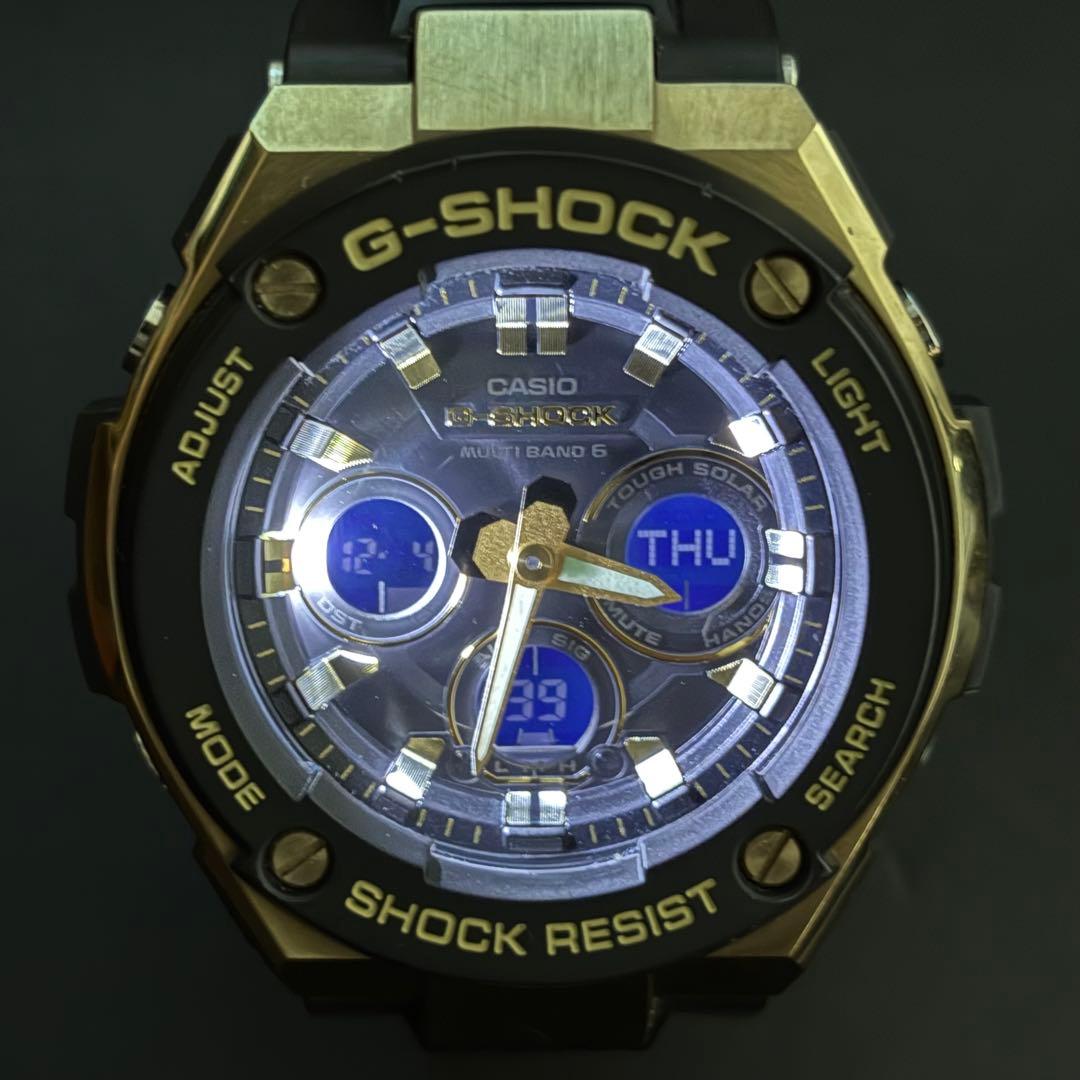 ◎G-SHOCK G-STEEL GST-W300G-1A9JF 稼働品