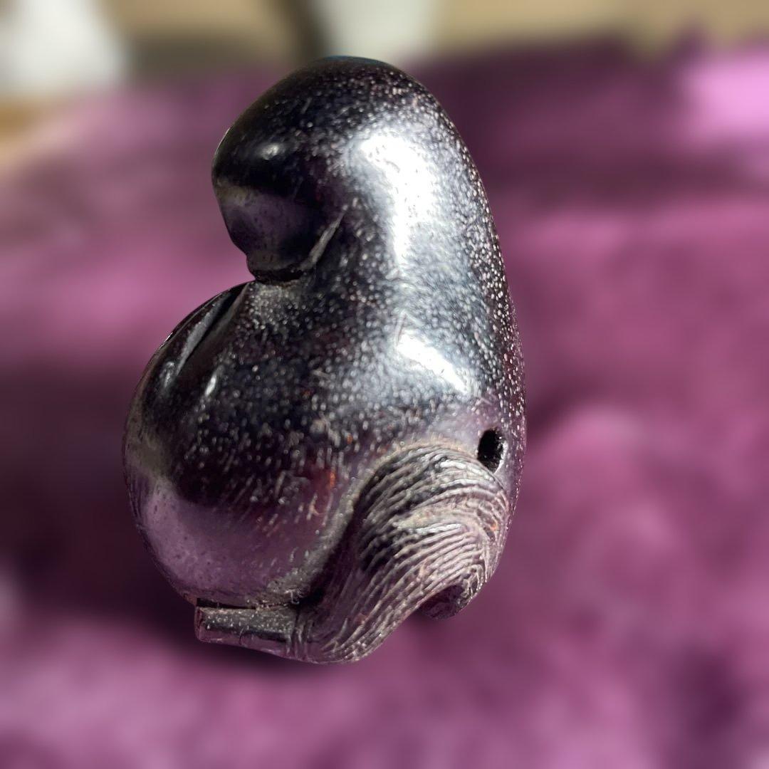 根付　　木彫り　古道具　在銘　時代　骨董