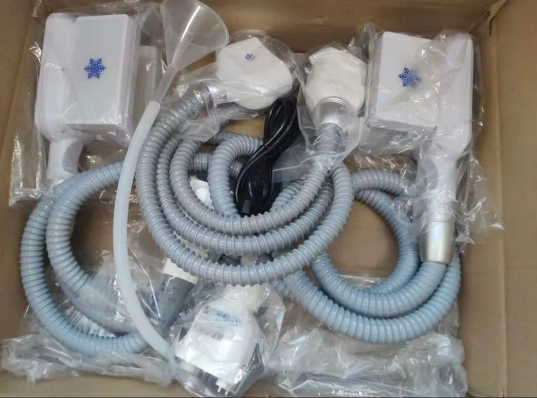 【新品】日本語説明書付き2ヘッド脂肪冷却マシン強力業務用コンパクト