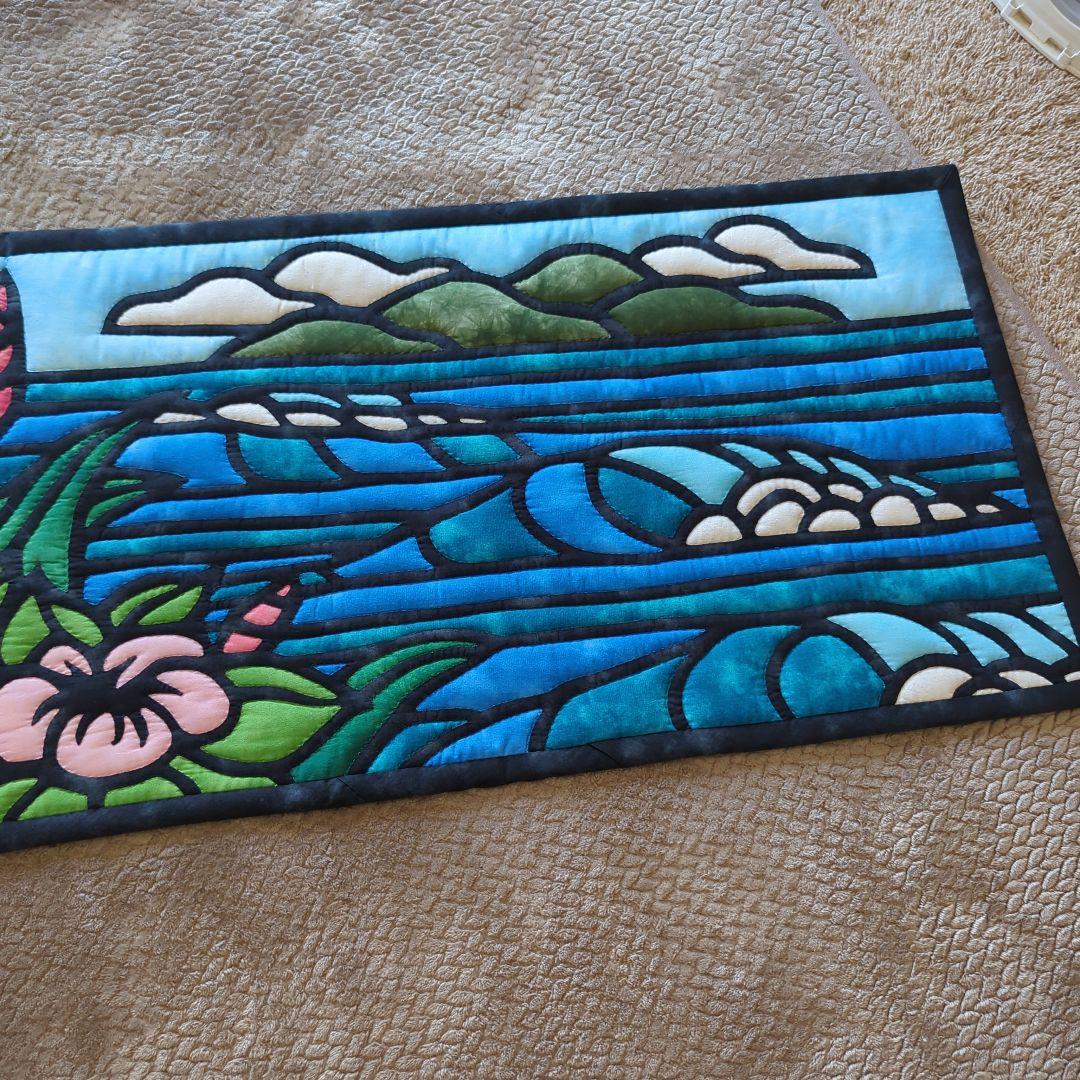 ハワイアンキルトタペストリー