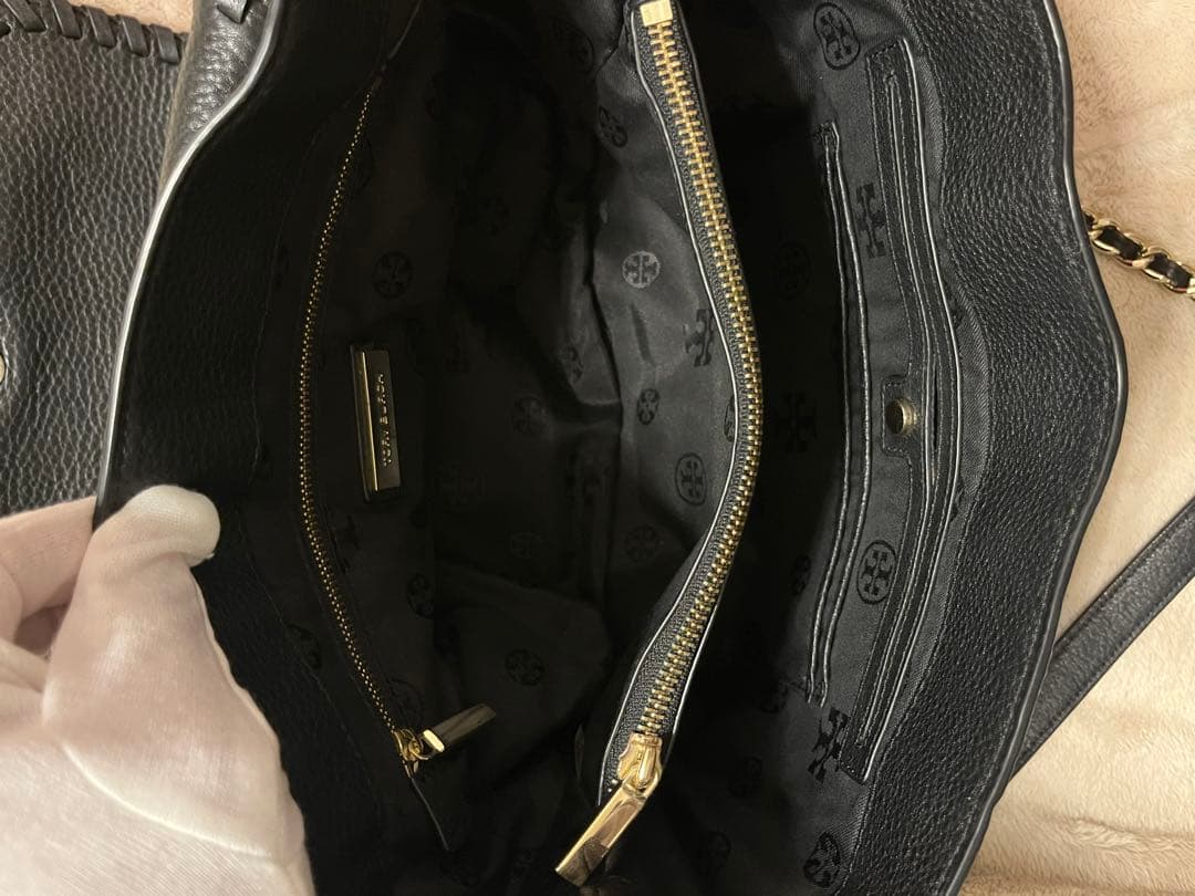 美品 トリーバーチ チェーン ショルダーバッグ 斜め掛け レザー 2way