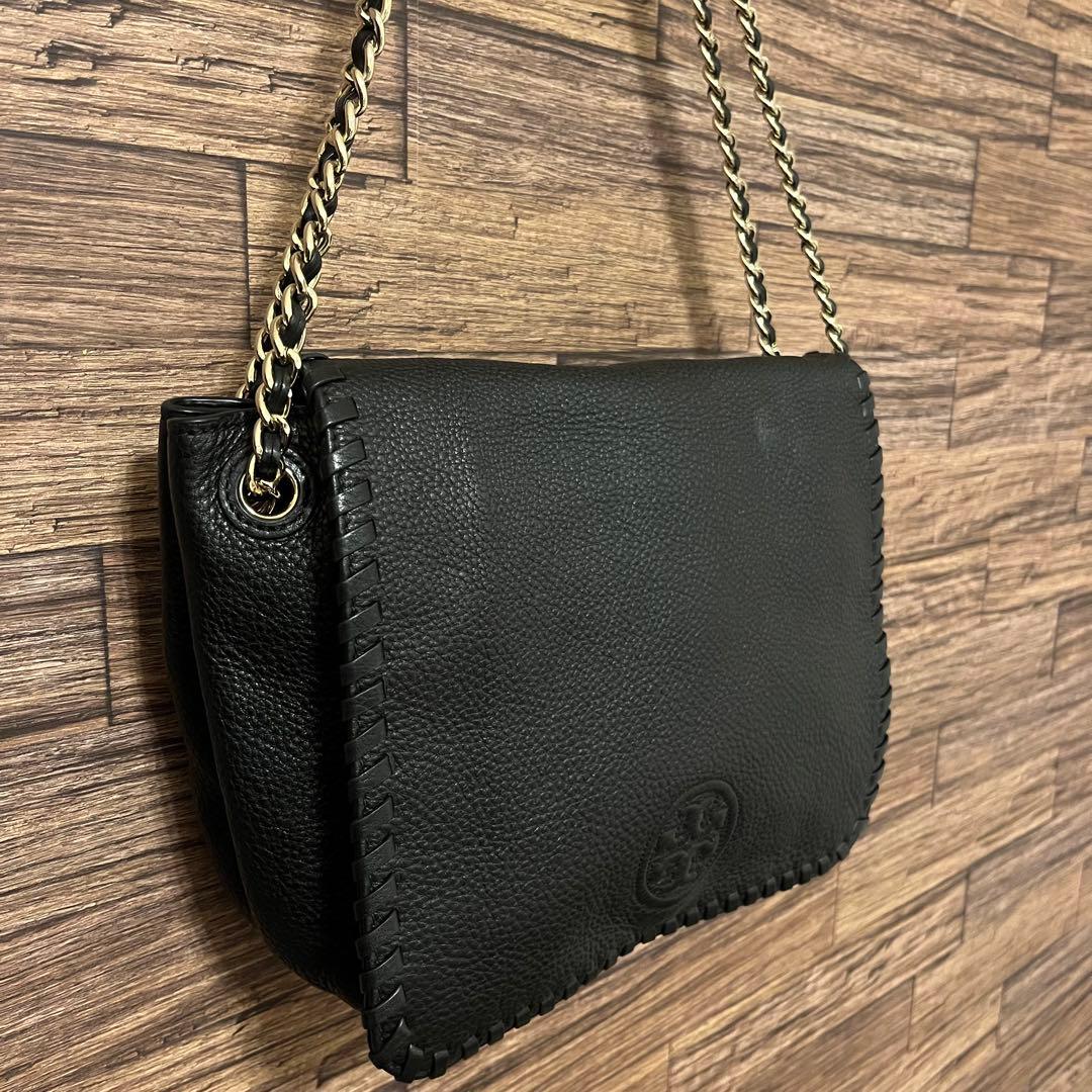 美品 トリーバーチ チェーン ショルダーバッグ 斜め掛け レザー 2way