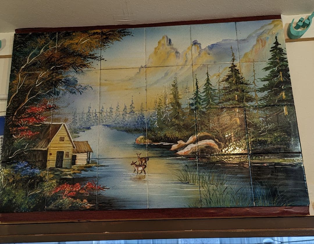 必見 美術品級絵画風手書きタイル