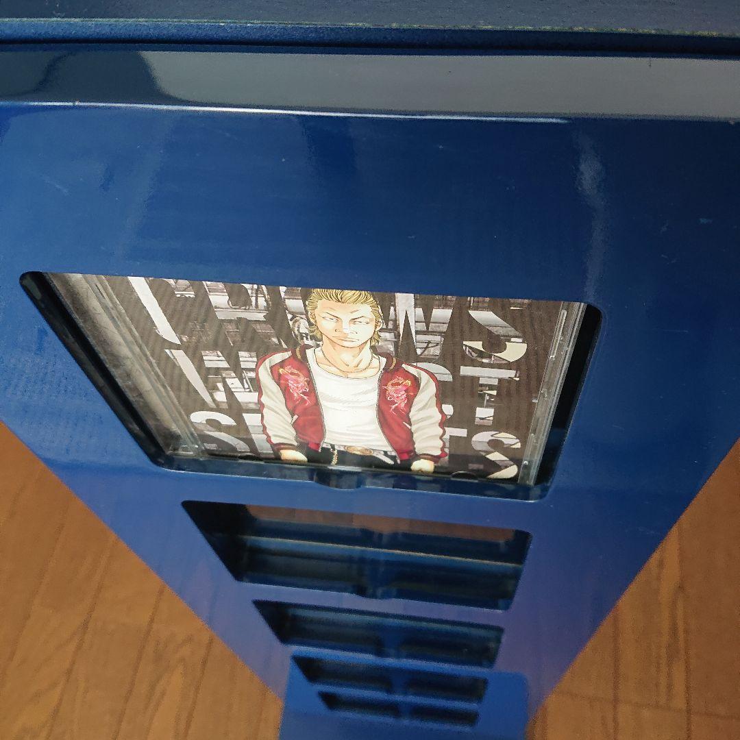 希少青色廃盤商品　木製山善CDタワー　FCDT-2680 DSG 濃いブルー