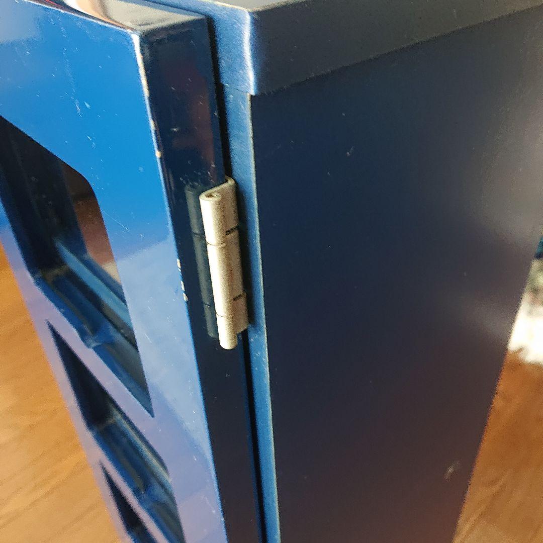 希少青色廃盤商品　木製山善CDタワー　FCDT-2680 DSG 濃いブルー