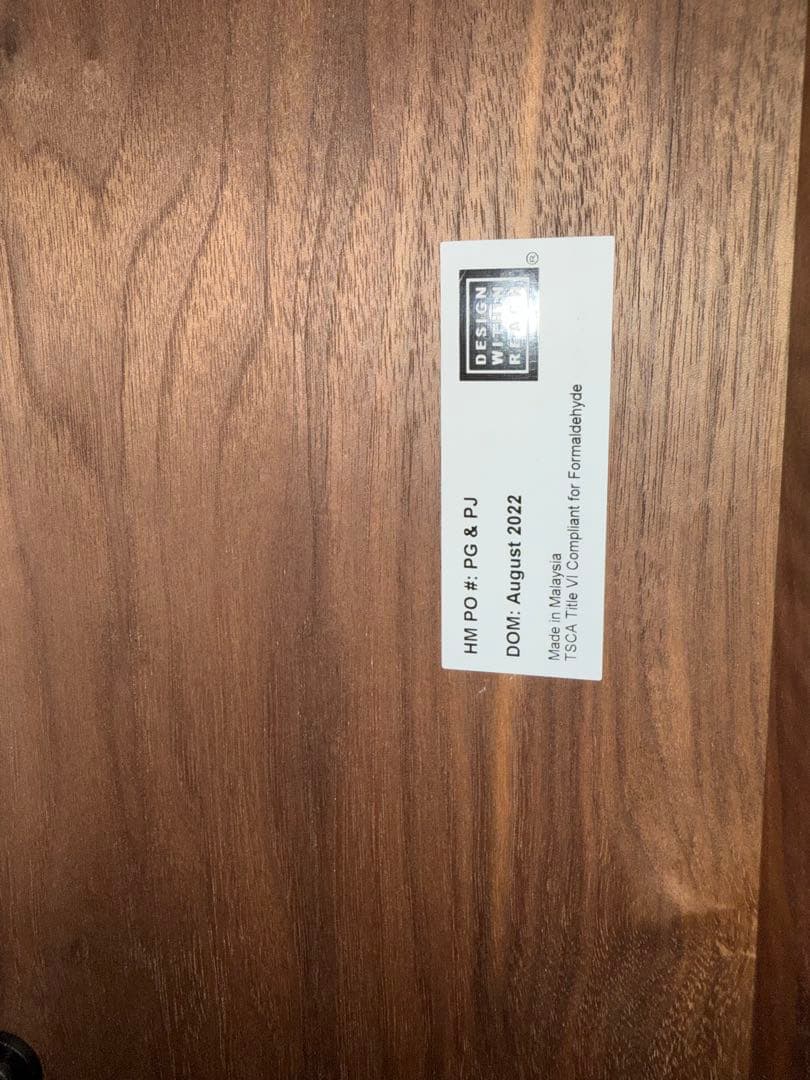 Harman mirror フォークラダーデスク ウォールナット