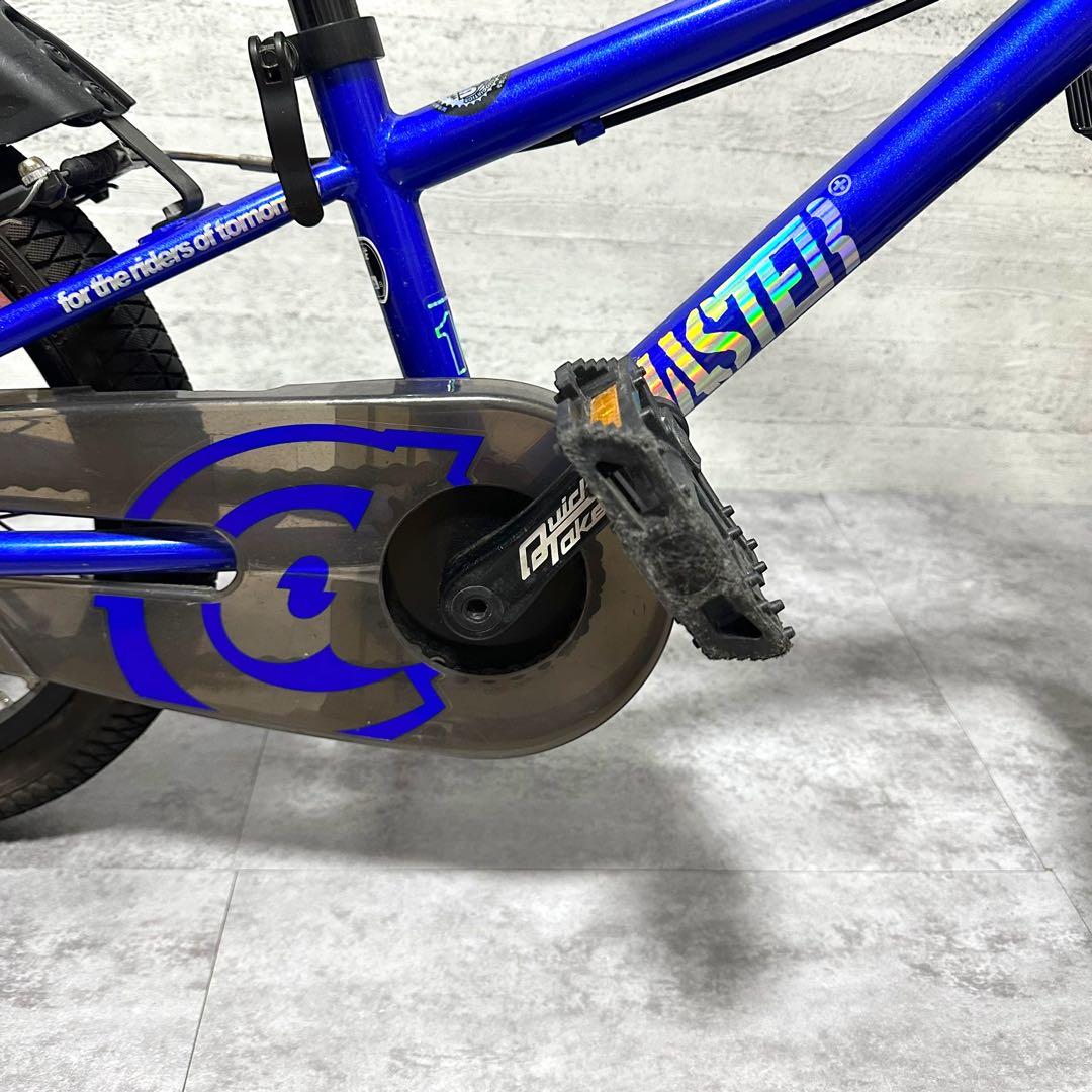 d-bike MASTER+ 16インチ 青 ブルー ジュニアバイク カゴ付き