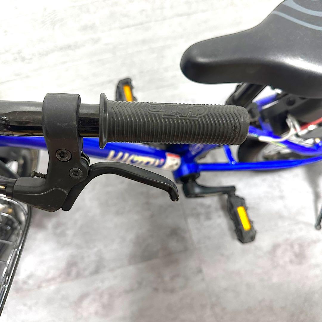 d-bike MASTER+ 16インチ 青 ブルー ジュニアバイク カゴ付き