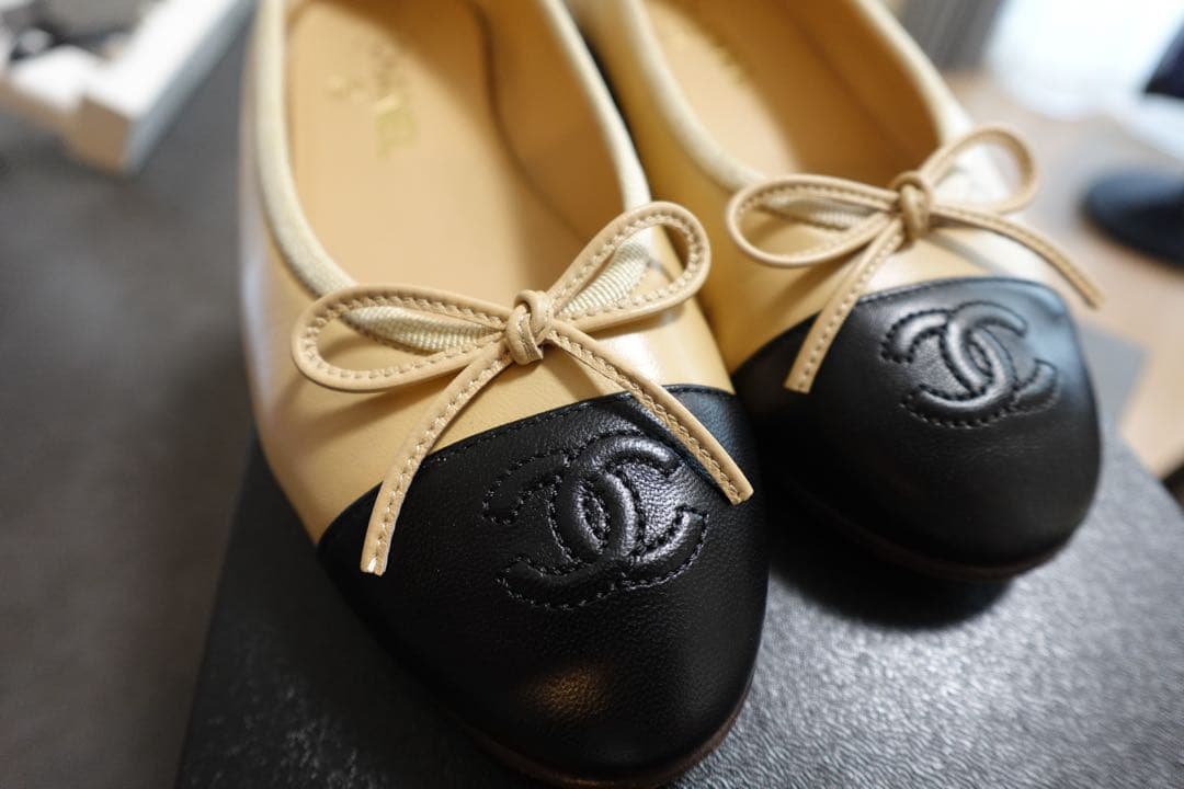 シャネル バレエシューズ 36.5 バレリーナ