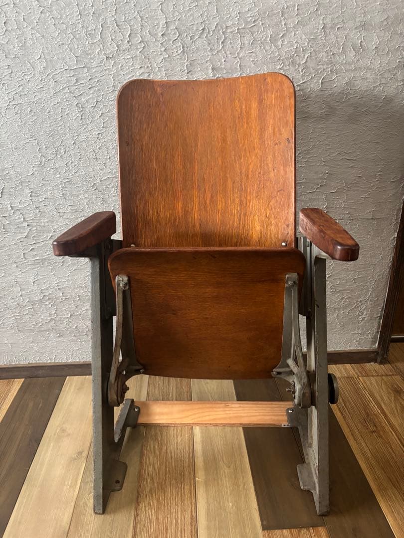 シアターチェア1人用　コトブキ/ビンテージ/鉄脚チェア/折りたたみ