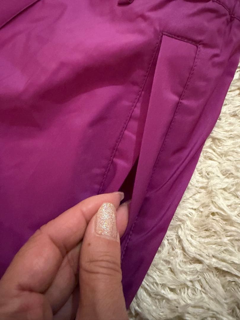 新品未使用PUMA レディース レインスーツ Oサイズ パープルセット