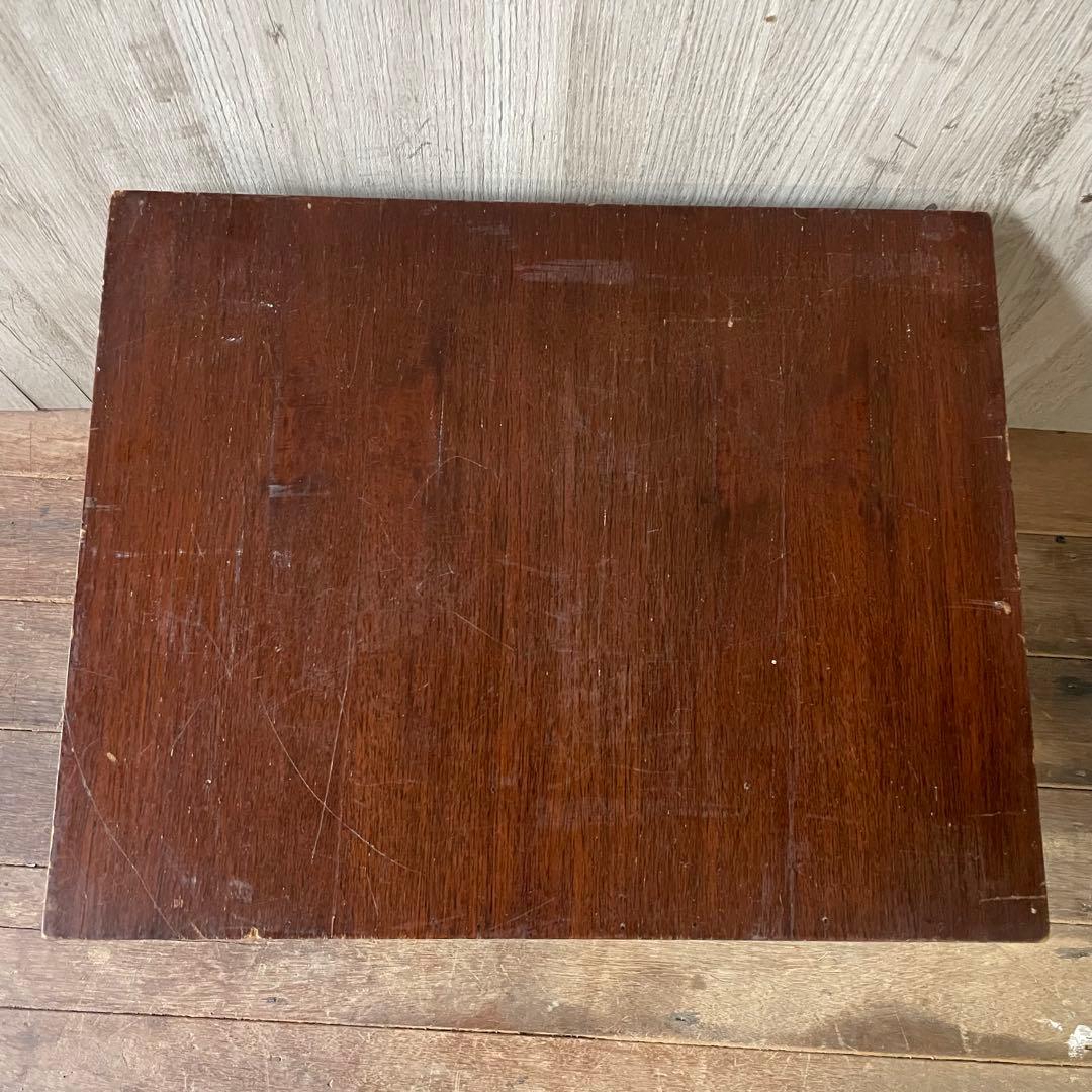 ①木製彫刻座卓 木彫サイドテーブル アジアン家具 アンティーク家具 ヴィンテージ