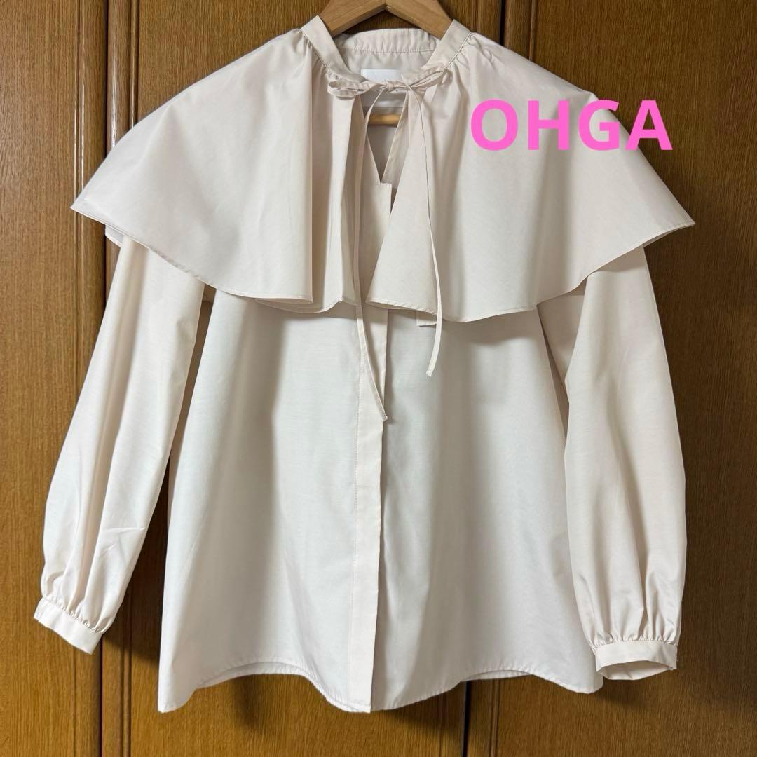 オーガ OHGA ケープブラウス