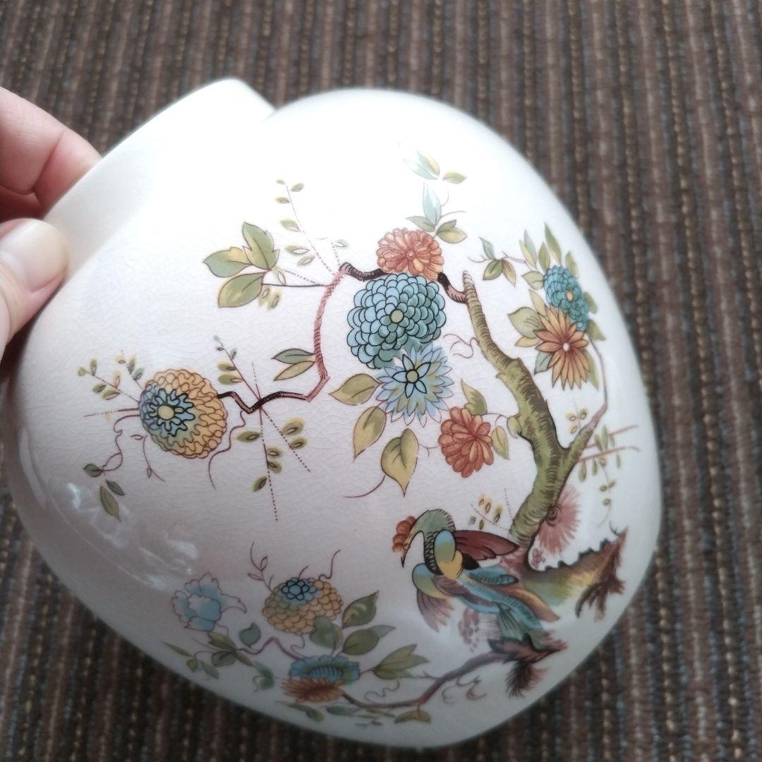 メイソンズ　花鳥文様　大型ティーキャニスター／クッキージャー