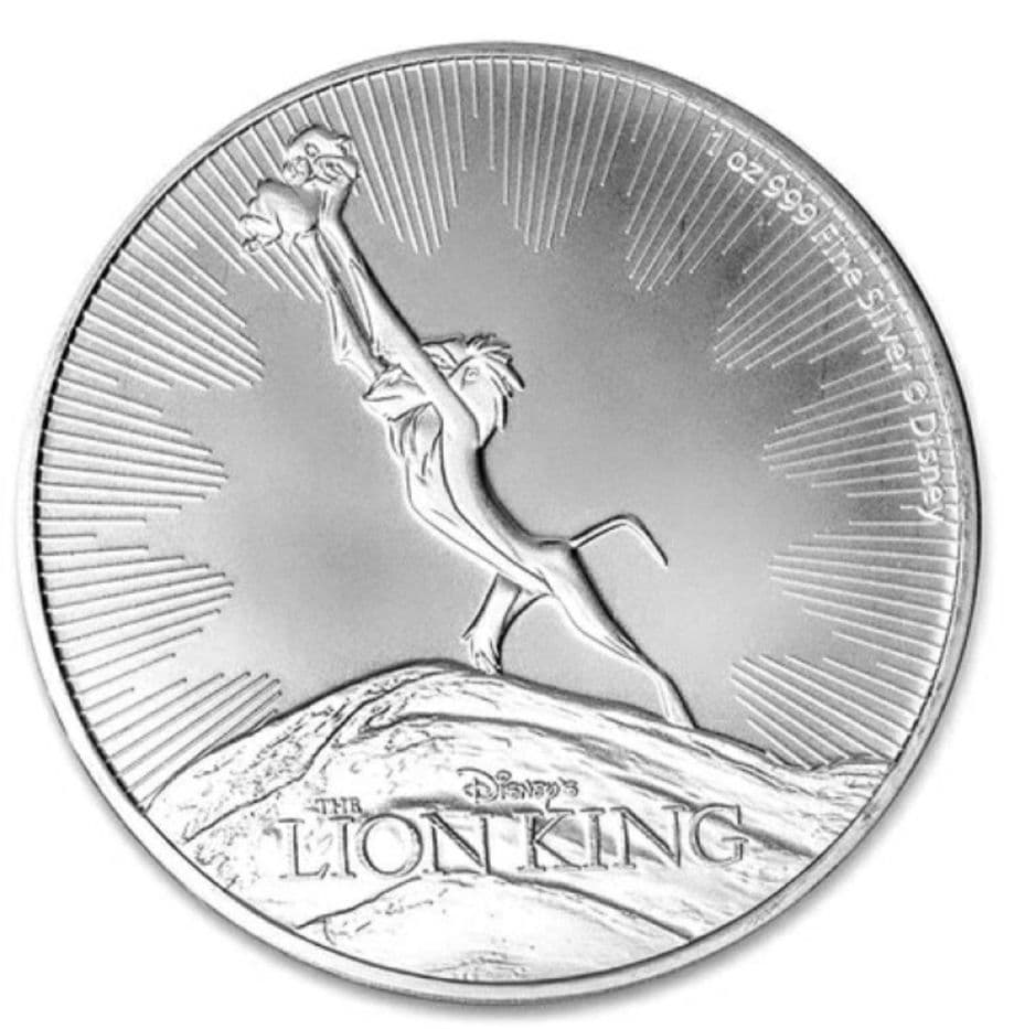 2020年 ライオン・キング 銀貨