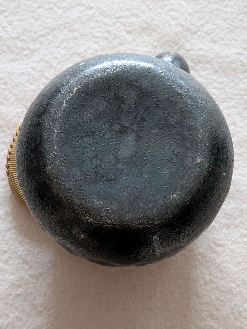 【アンティーク】いぶし銀　薬缶 鉄瓶