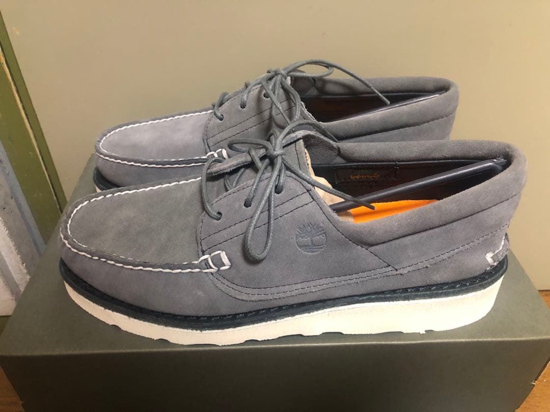 ティンバーランド　モカシン　デッキシューズ　ヌバック