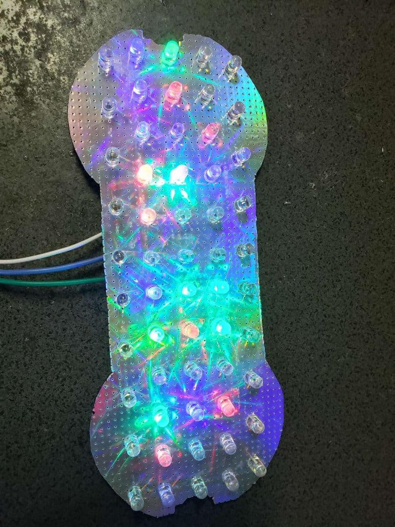 GT380 サンパチ　 流れるようなLED くるくるテールランプ　レインボー