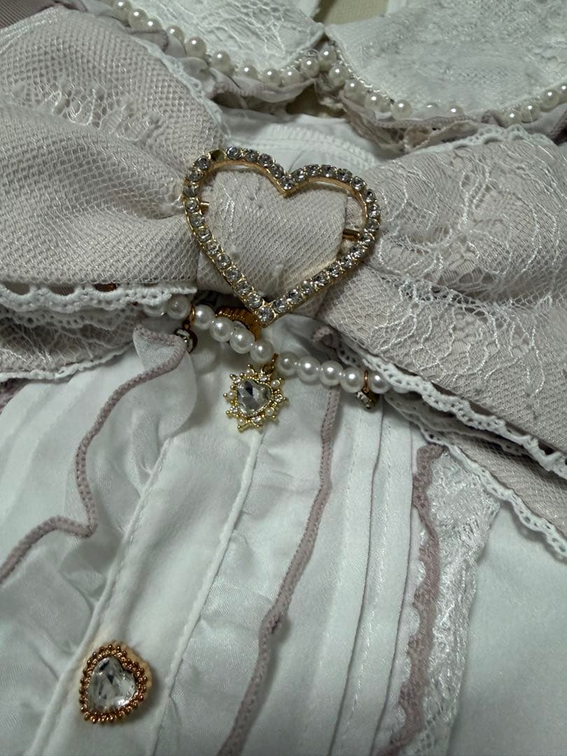 ♡LIZLISA♡BIGリボンオープンショルダーブラウス ♡