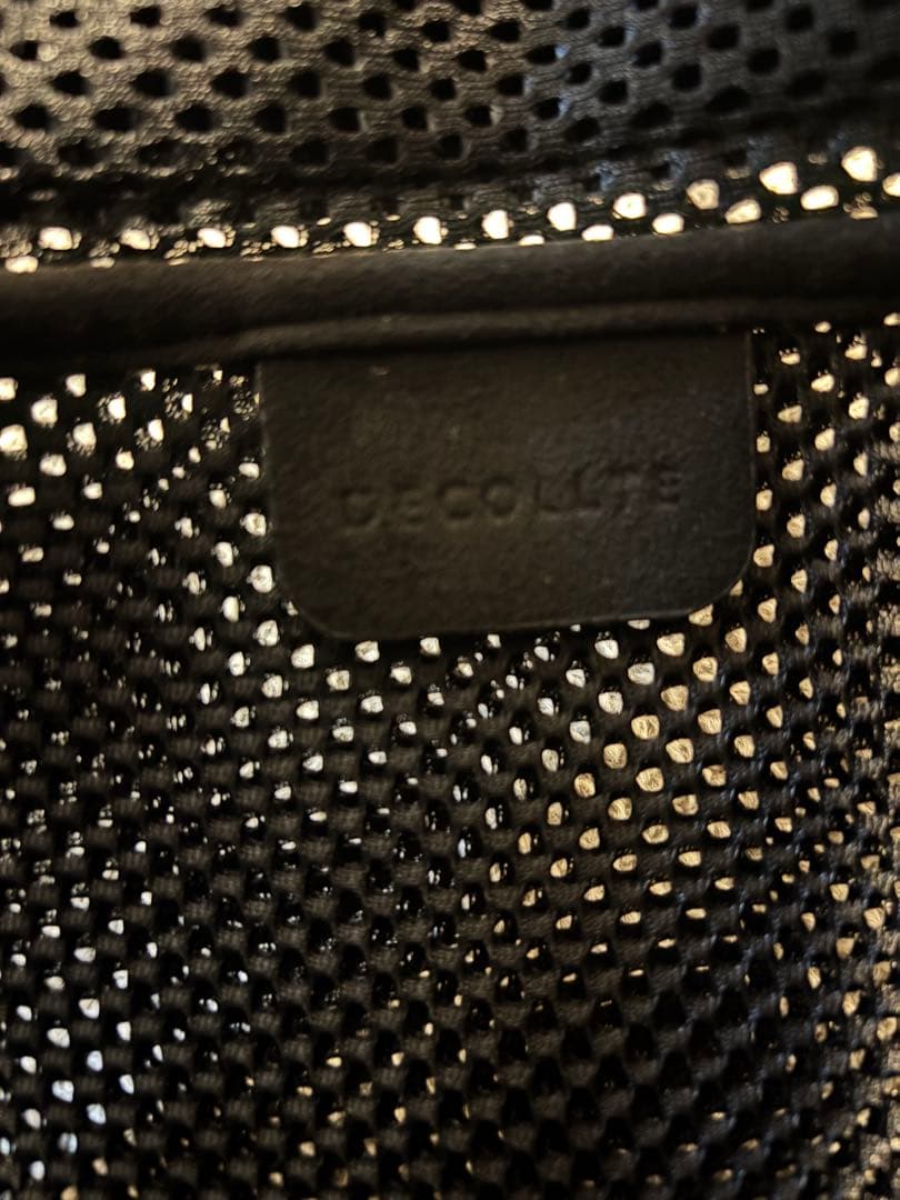 新品 Decollte Accessory メッシュバッグ ブラック　Mサイズ