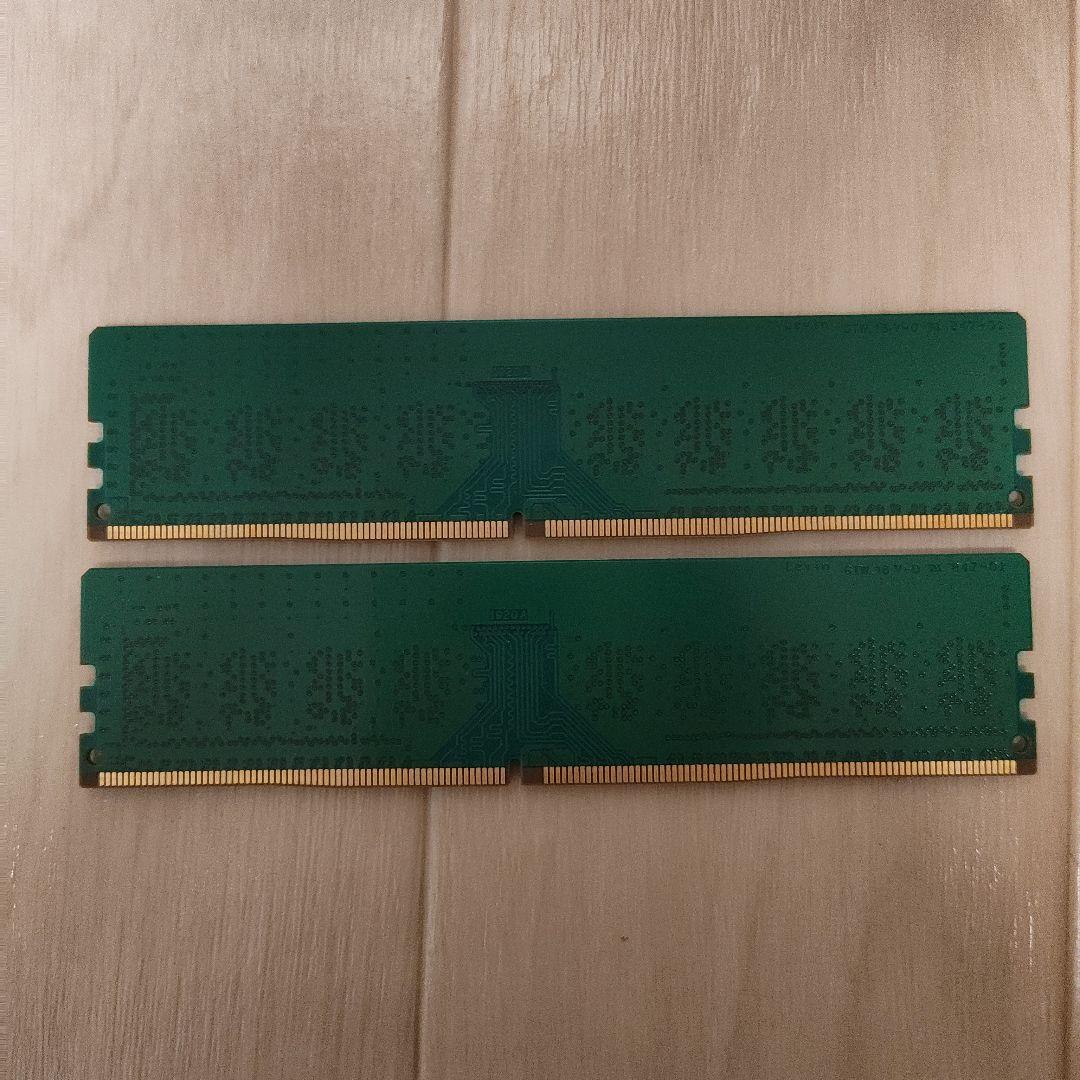 crucial W4U2666CM-8G 8GB DDR4 メモリ ×2