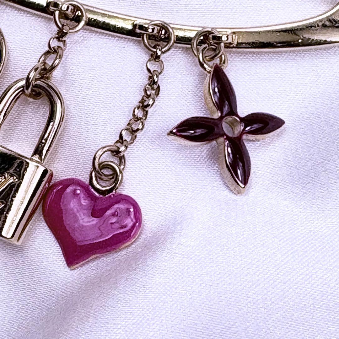 美品✨ルイヴィトン ブローチ チャーム 5連 ゴールド