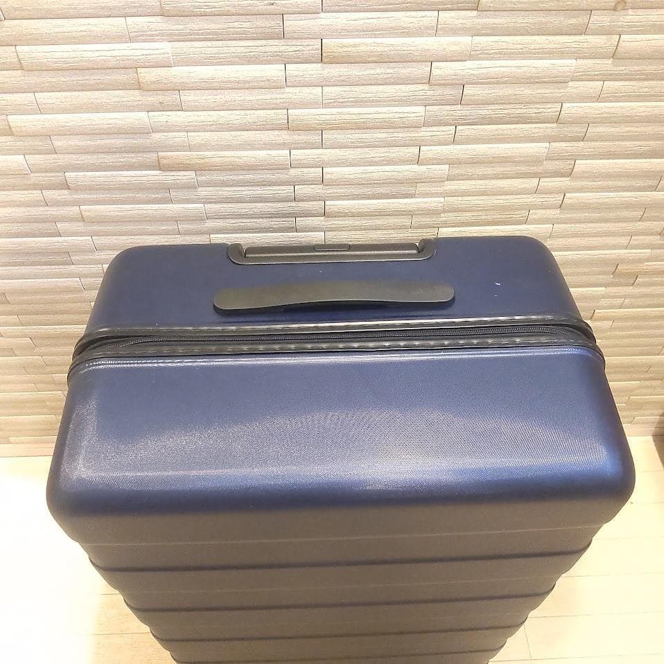 【廃盤】無印良品 バーの高さを自由に調節できるストッパー付き キャリー 85L