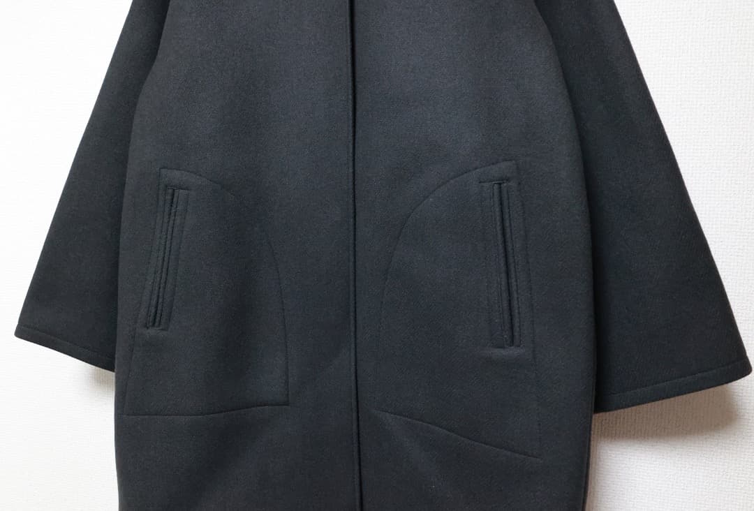 AURALEE オーラリー ヘビーメルトンフーデッドコート 1サイズ レディース