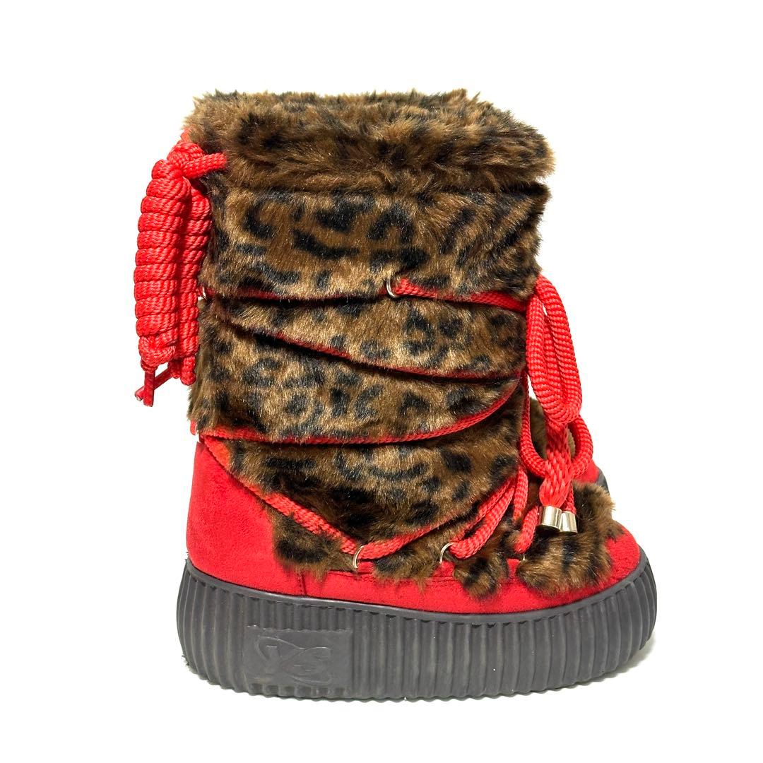 YELLO PAOUTU FAUX FUR BOOTS ファーブーツ Sサイズ