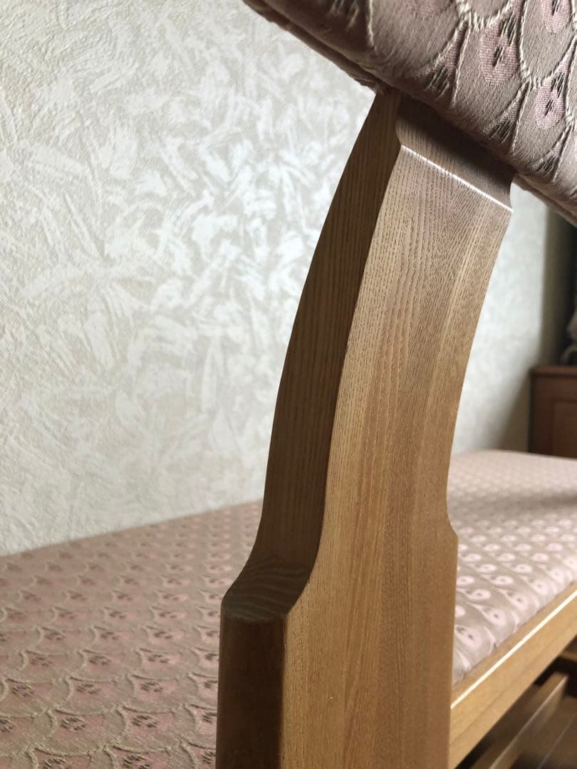 天然木　布貼り　ソファベンチ　3人掛け　組み木　家具　ブランド家具　送料込み