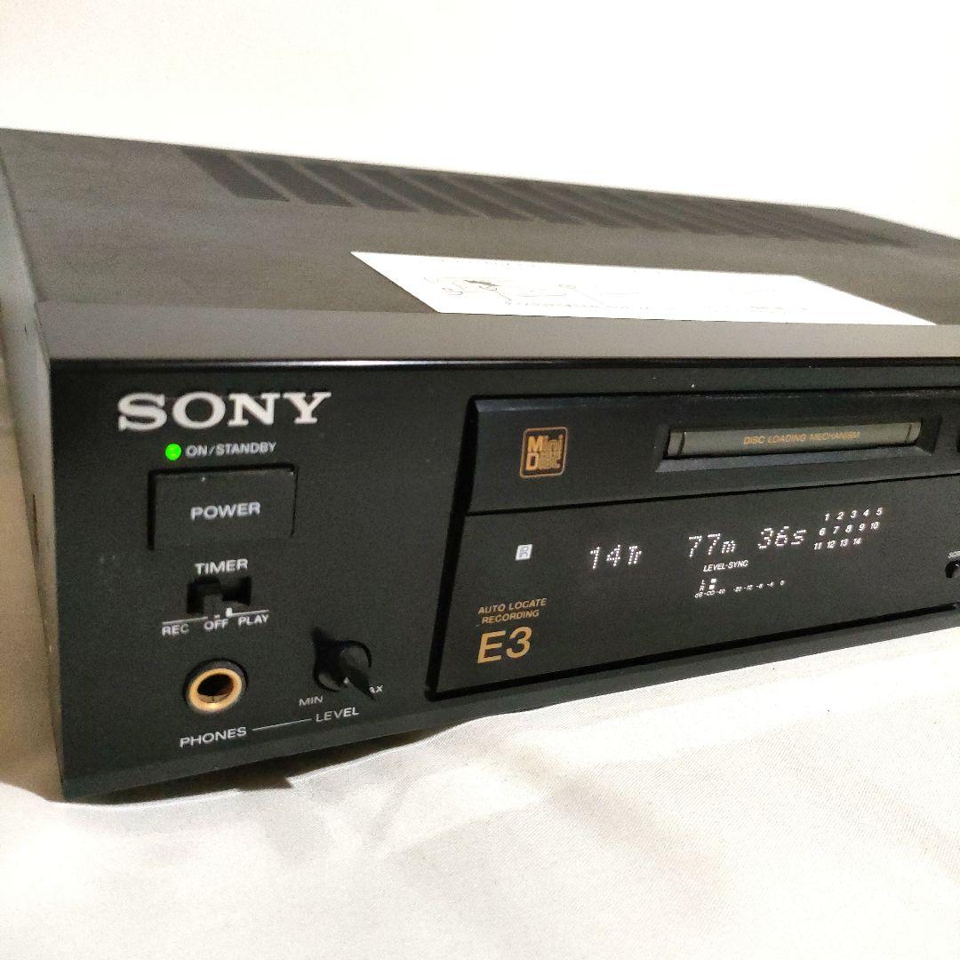 動作品 SONY MDS-E3 MDデッキ 業務用Eシリーズ
