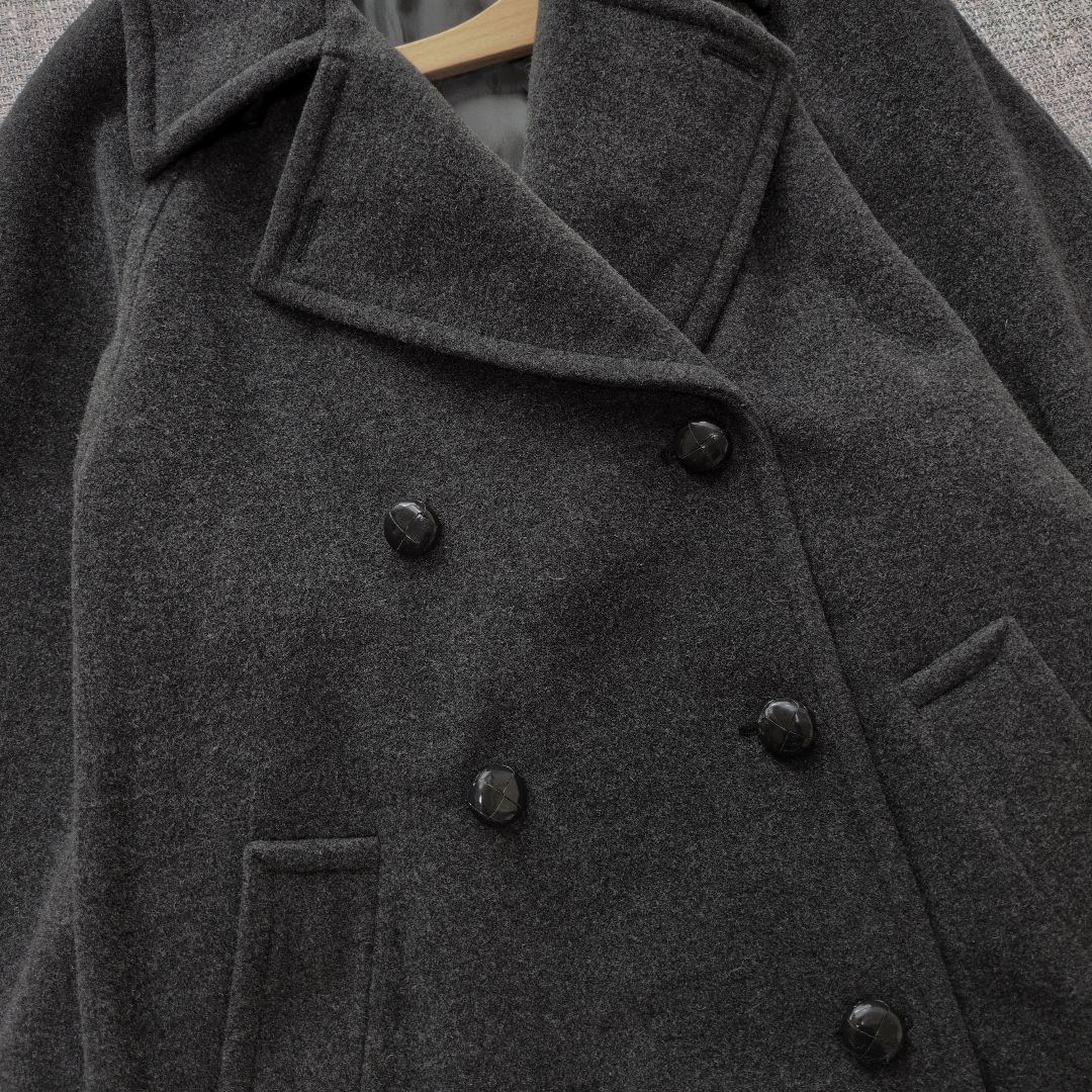 マックスマーラ　プリズマレイ　バージンウール　ダブルブレスト　ウールコート
