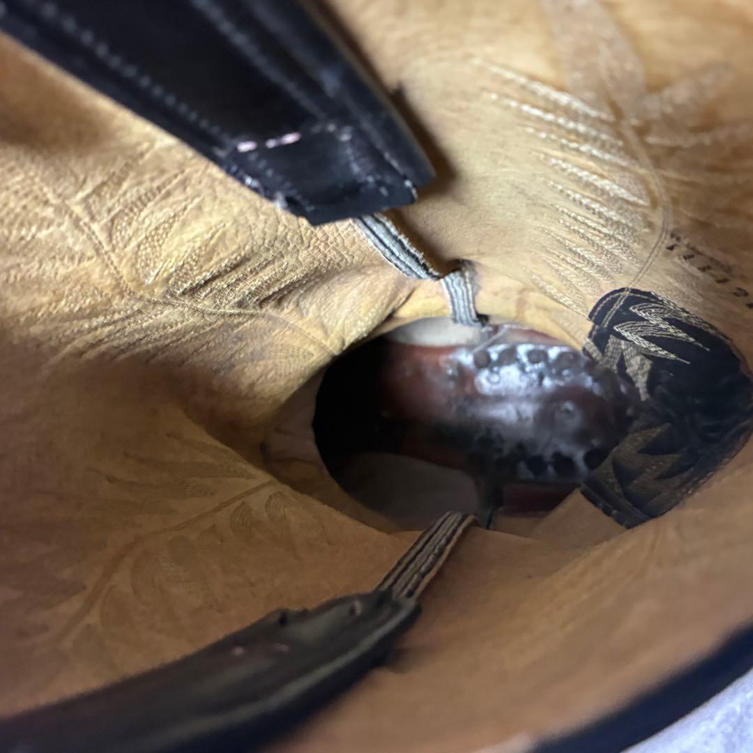 靴 Tony Lama real leather Westernboots BLK