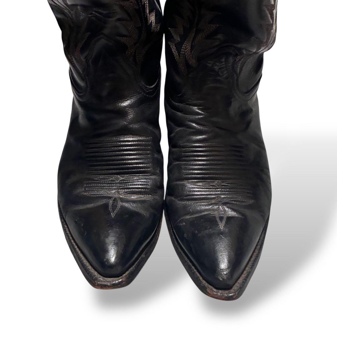 靴 Tony Lama real leather Westernboots BLK