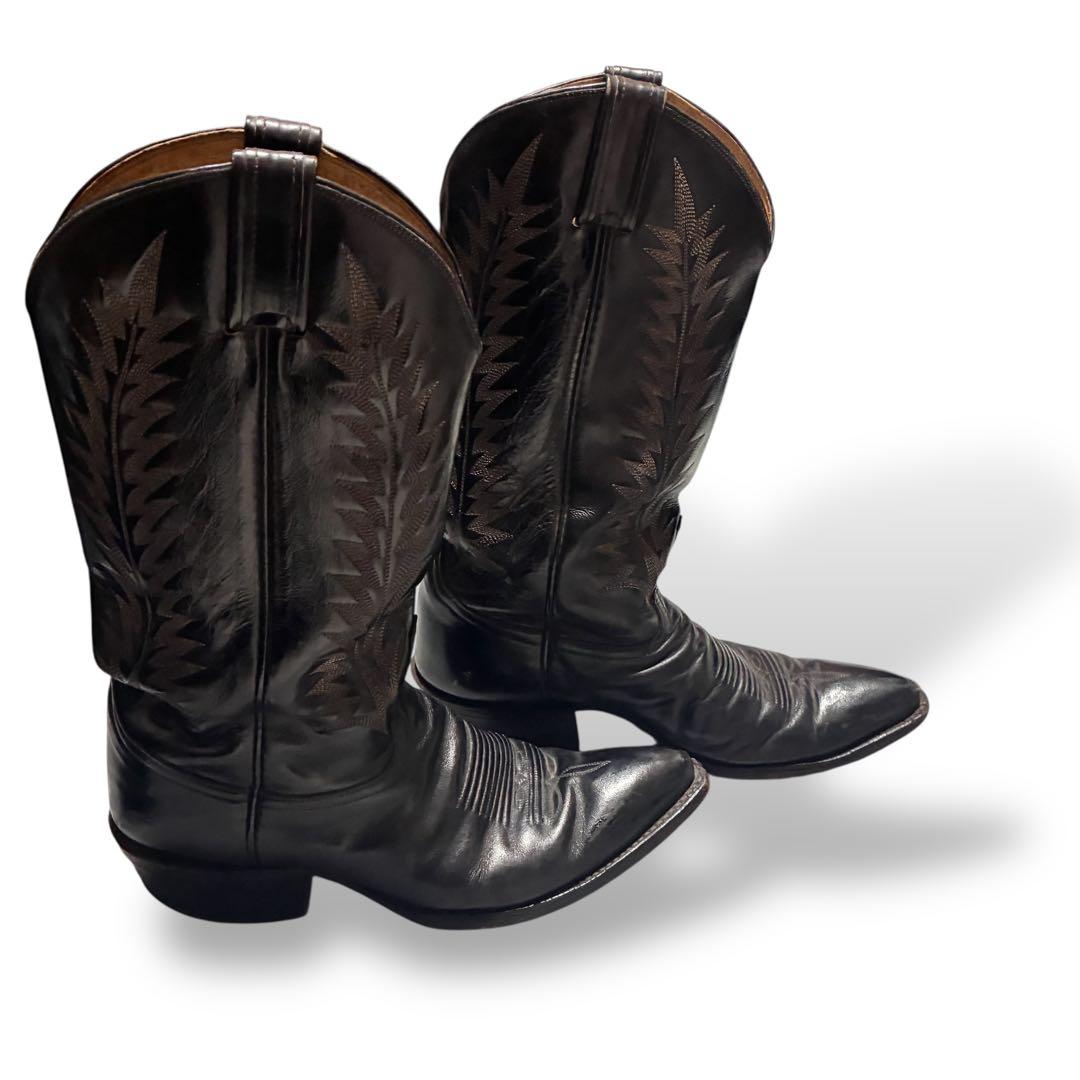靴 Tony Lama real leather Westernboots BLK