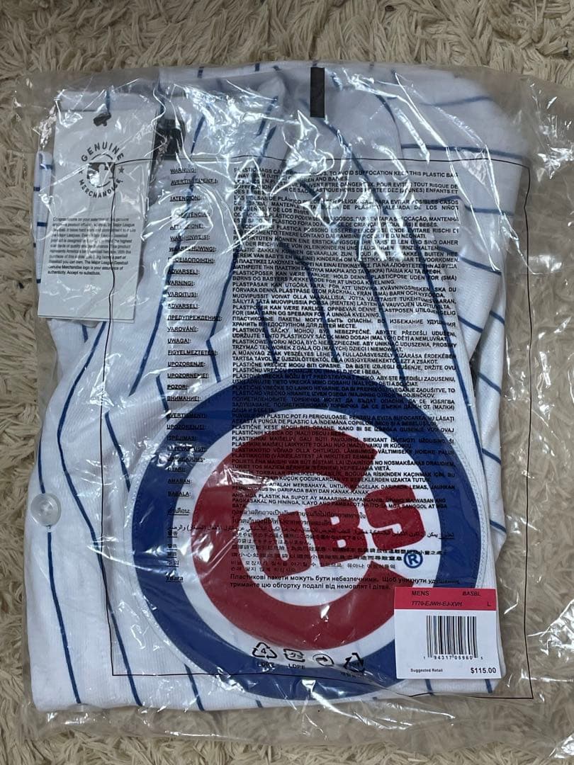 シカゴ・カブス　レプリカユニフォーム　 Ｌサイズ