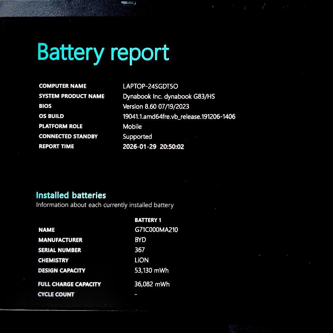 dynabook タッチパネル式 メモリ16GB SSDでサクサク快適