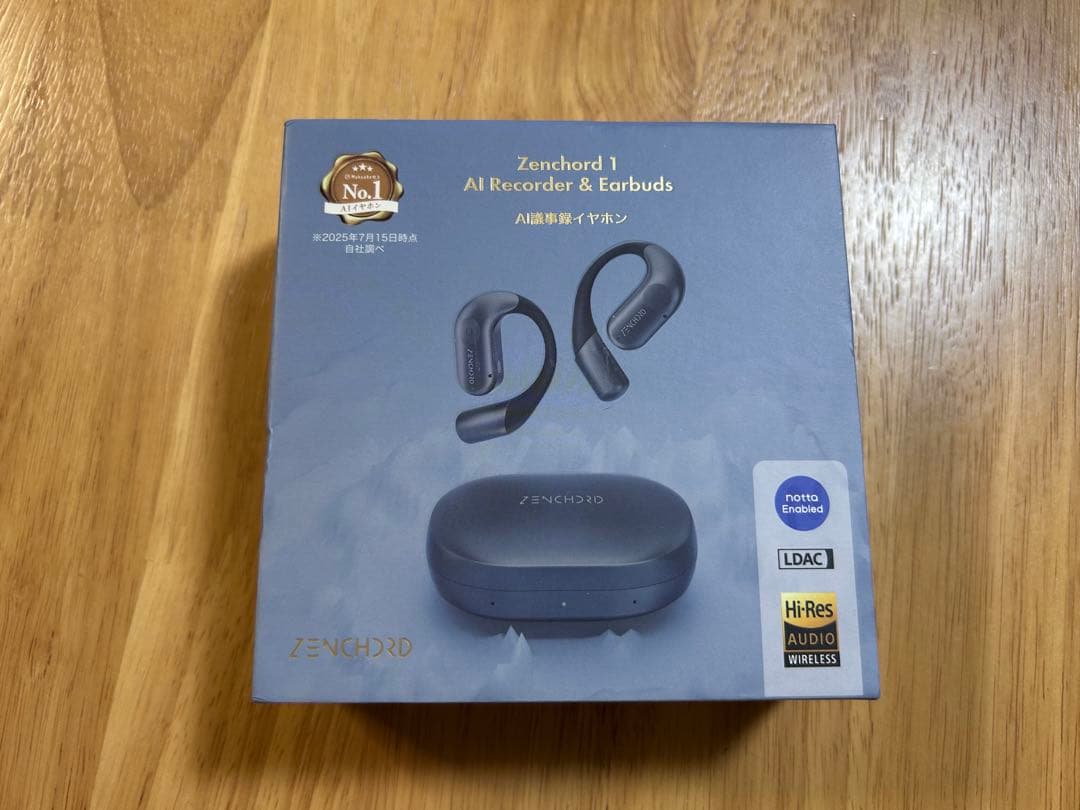 Nottaが開発した、初のAIイヤホン　Zenchord 1